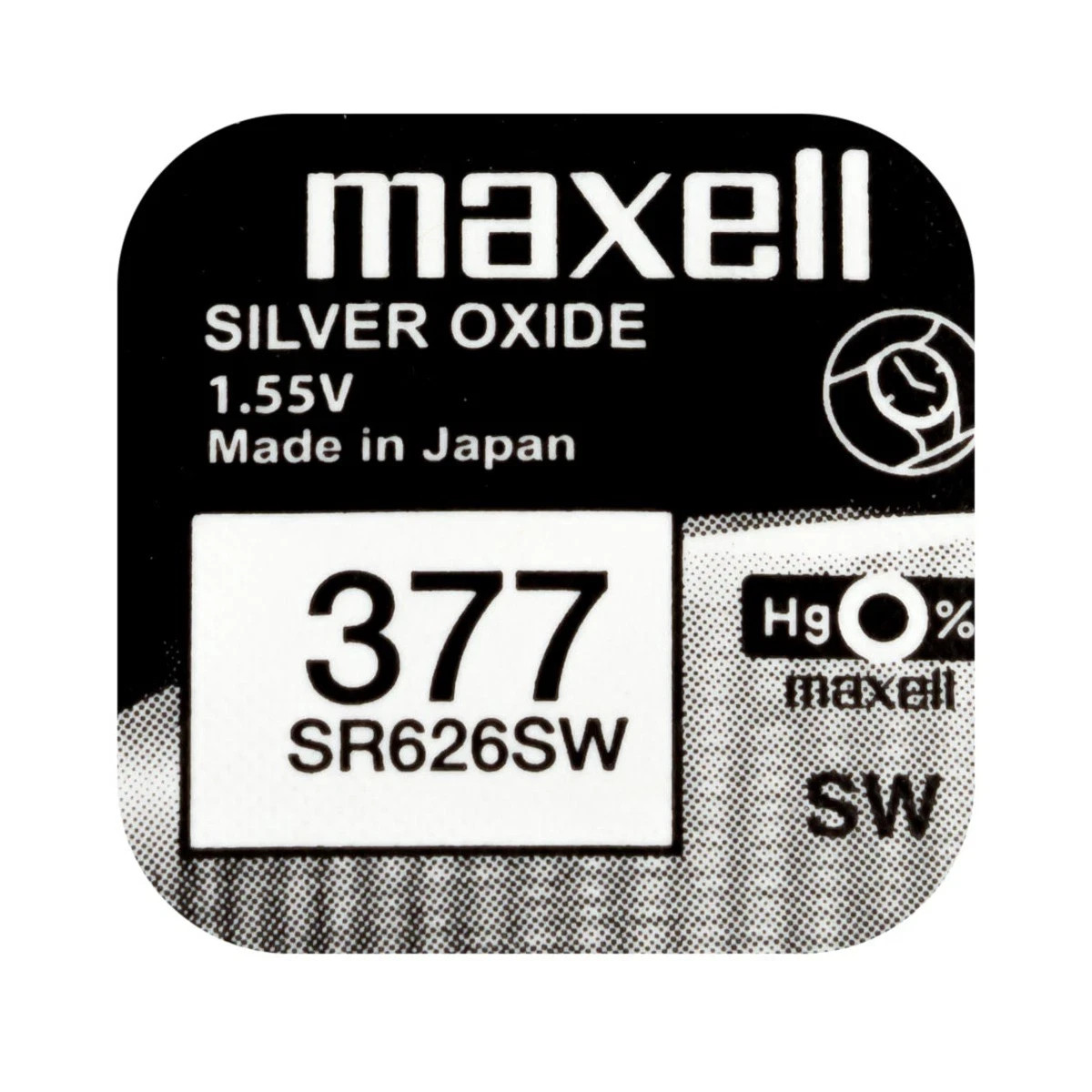 Maxell 377 SR626SW Silver Oxide Watch Batteries 5x 10x 25x 50x 100x