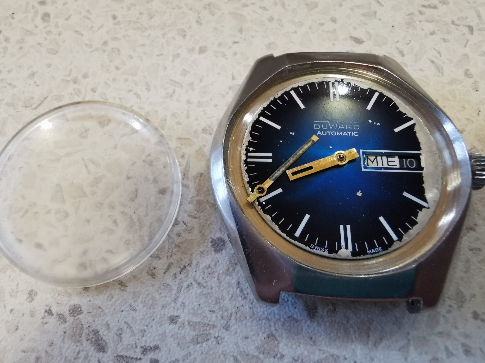 Vintage SWISS men watch DUWARD AUTOMATIC