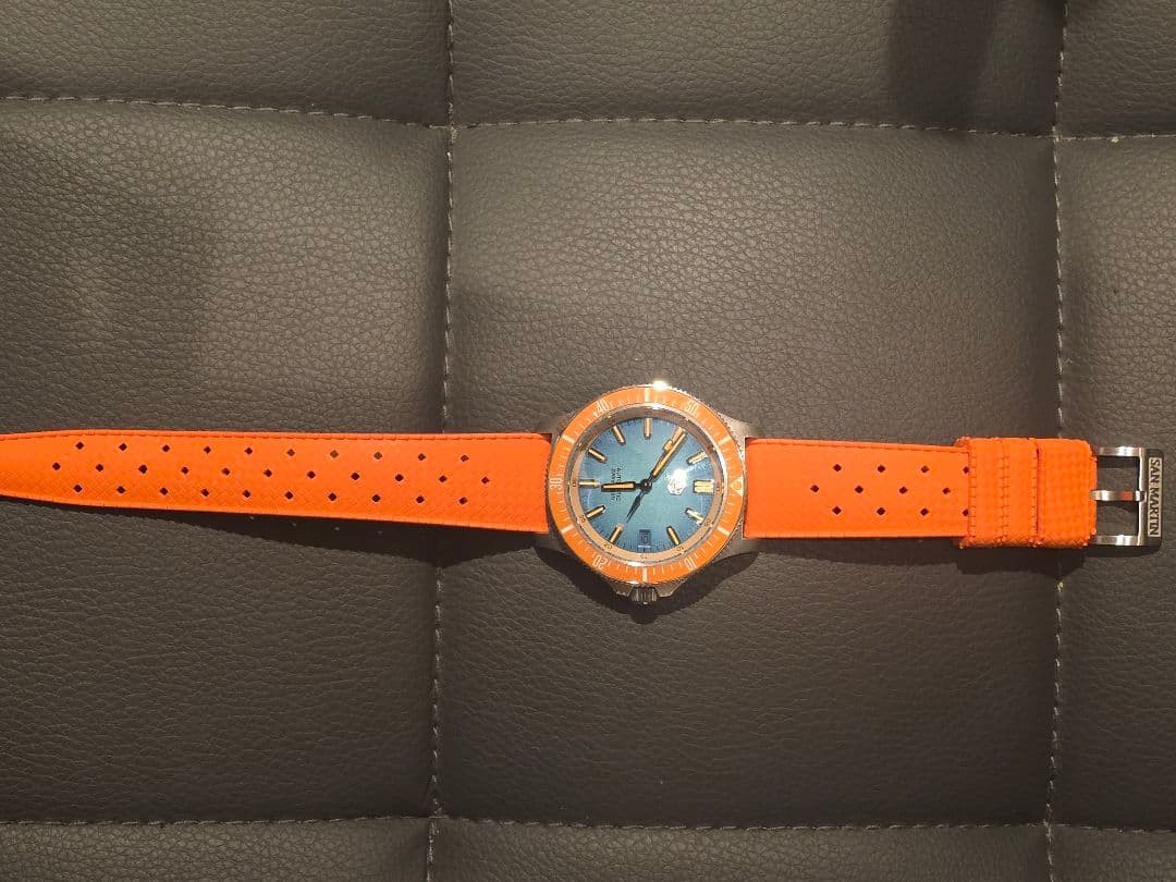San Martin SN0118-G Automatic NH35 40mm Watch Sapphire Ceramic Auth From Japan