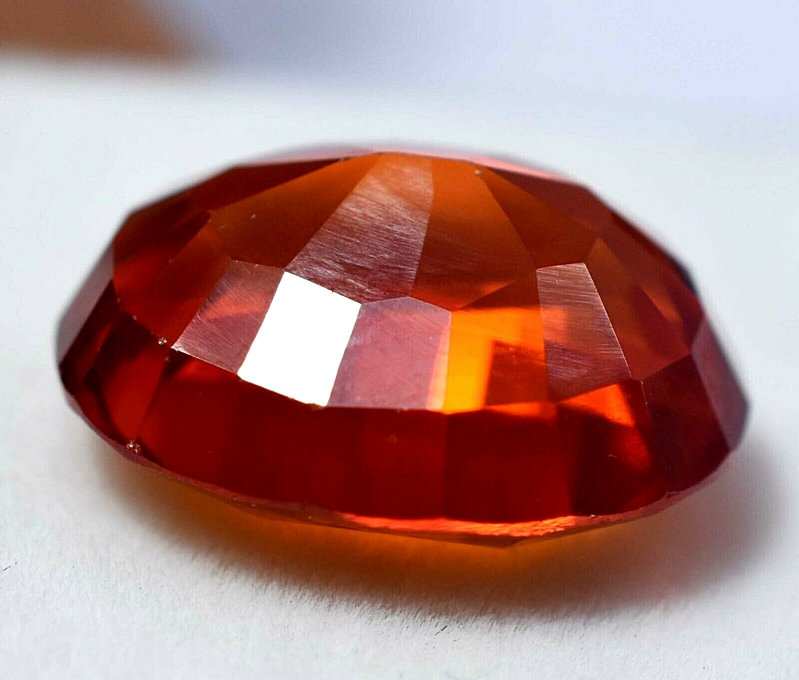 14.85 Ct Natural Padparadscha Sapphire GGL Certified Oval Cut Treated Gemstone