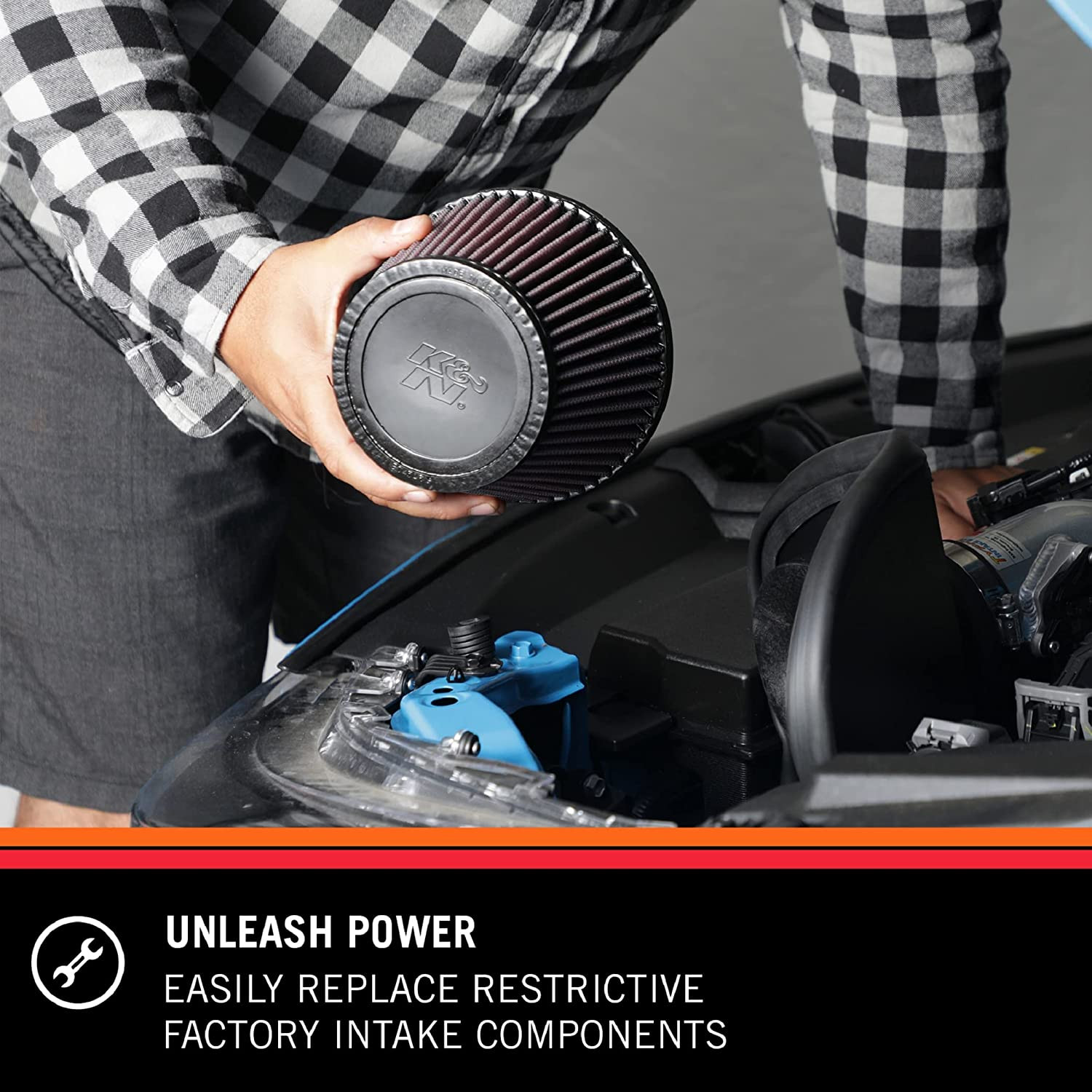 Vent Air Filter/Breather: High Performance, Premium, Washable, Replacement Engin