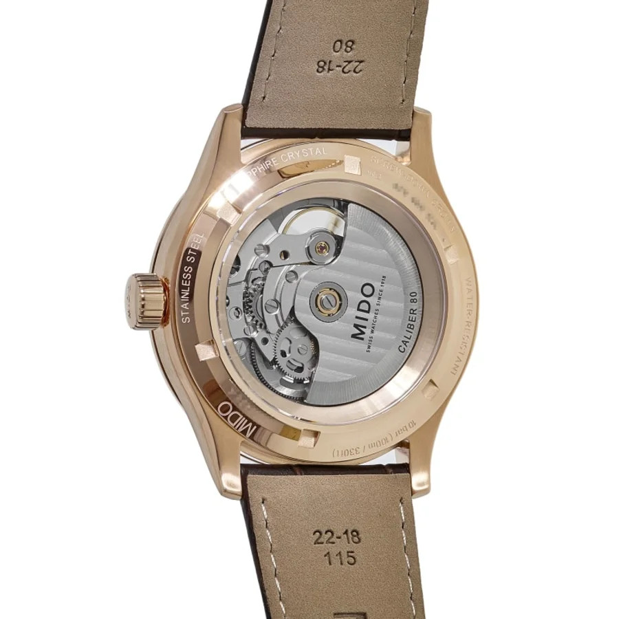 New Mido Multifort Skeleton Vertigo Anthracite Men’s Watch M038.436.36.061.00