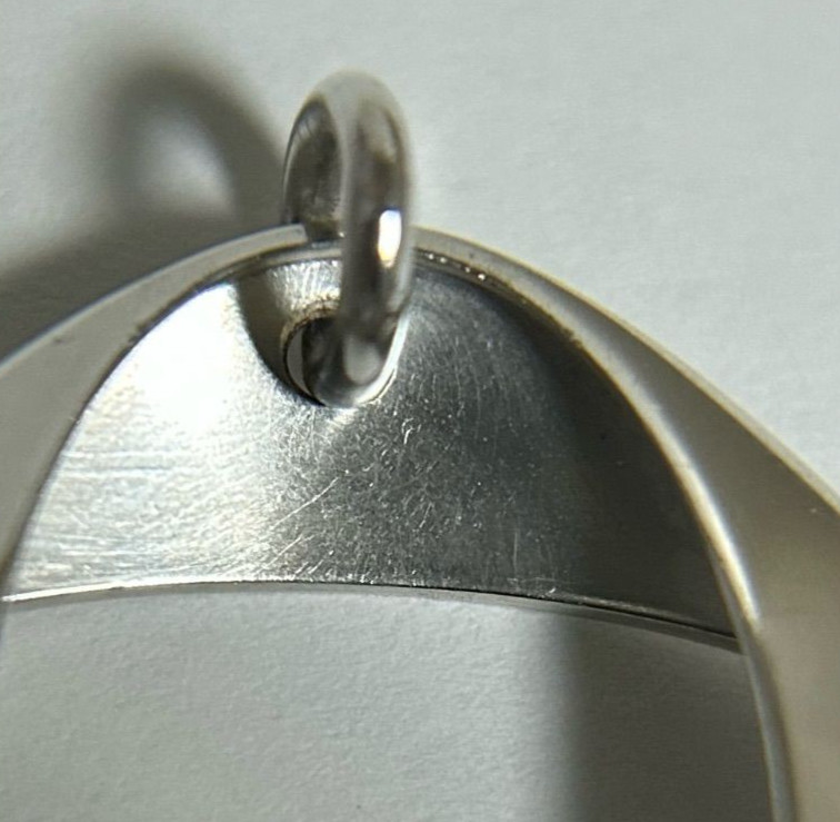 GEORG JENSEN Sterling Silver Pendant #190 Henning Koppel Pre-owned w/no box