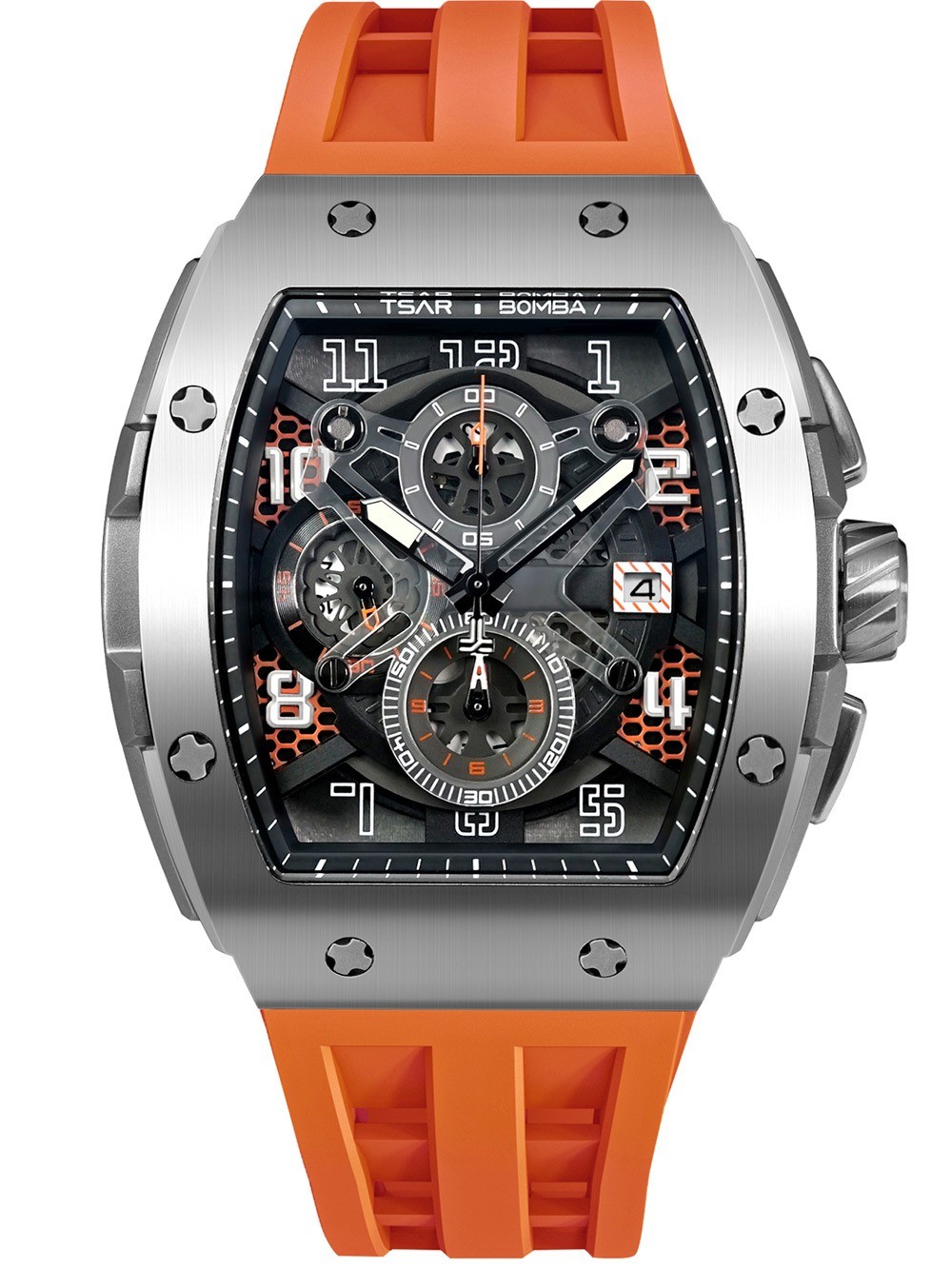 Tsar Bomba TB8211Q-02 Mens Watch Elemental Chronograph 52mm 5ATM