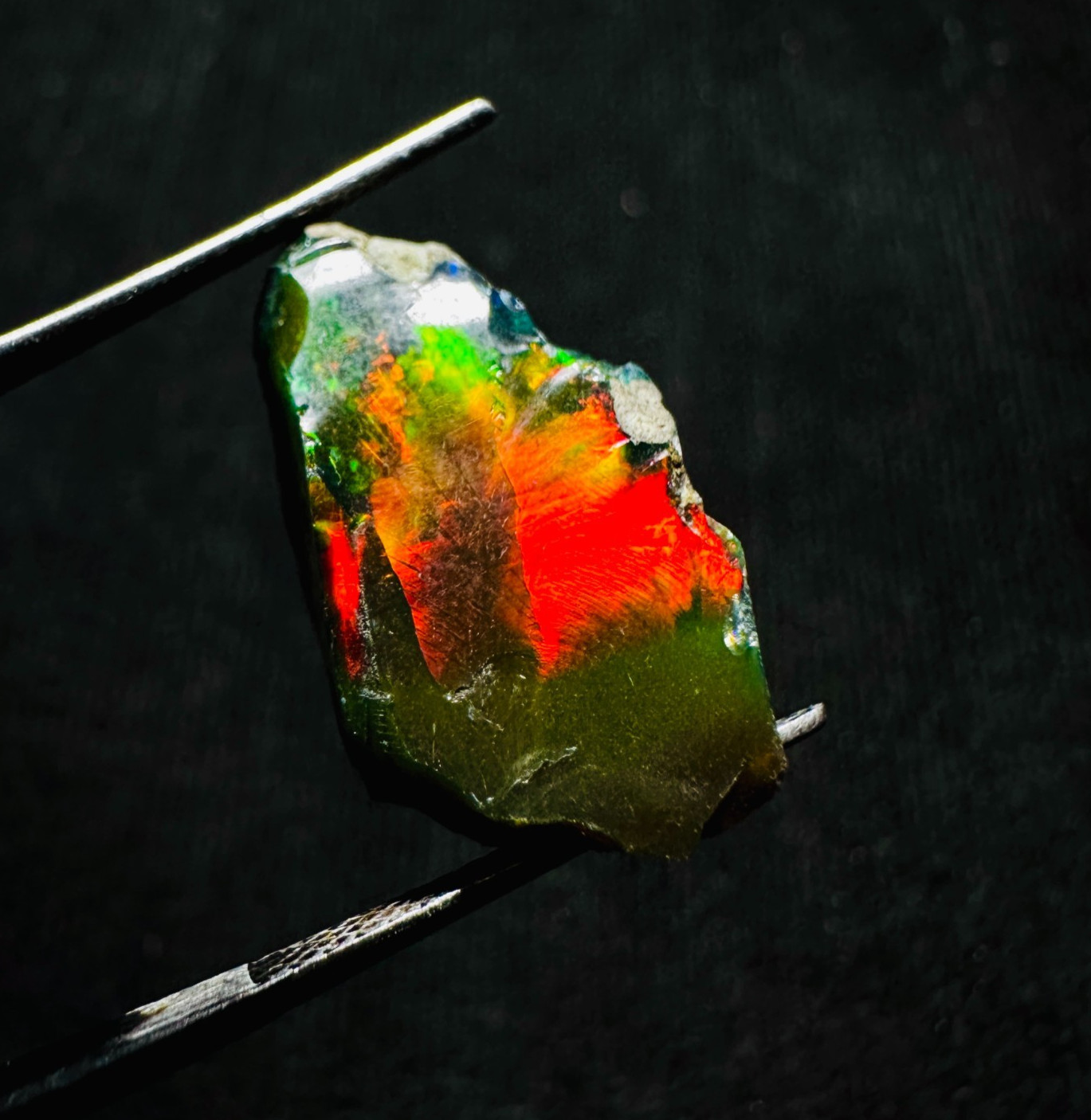 Natural Black Opal Rough Loose Raw Gem Cutting Stone For Collectors 10.00 CTS
