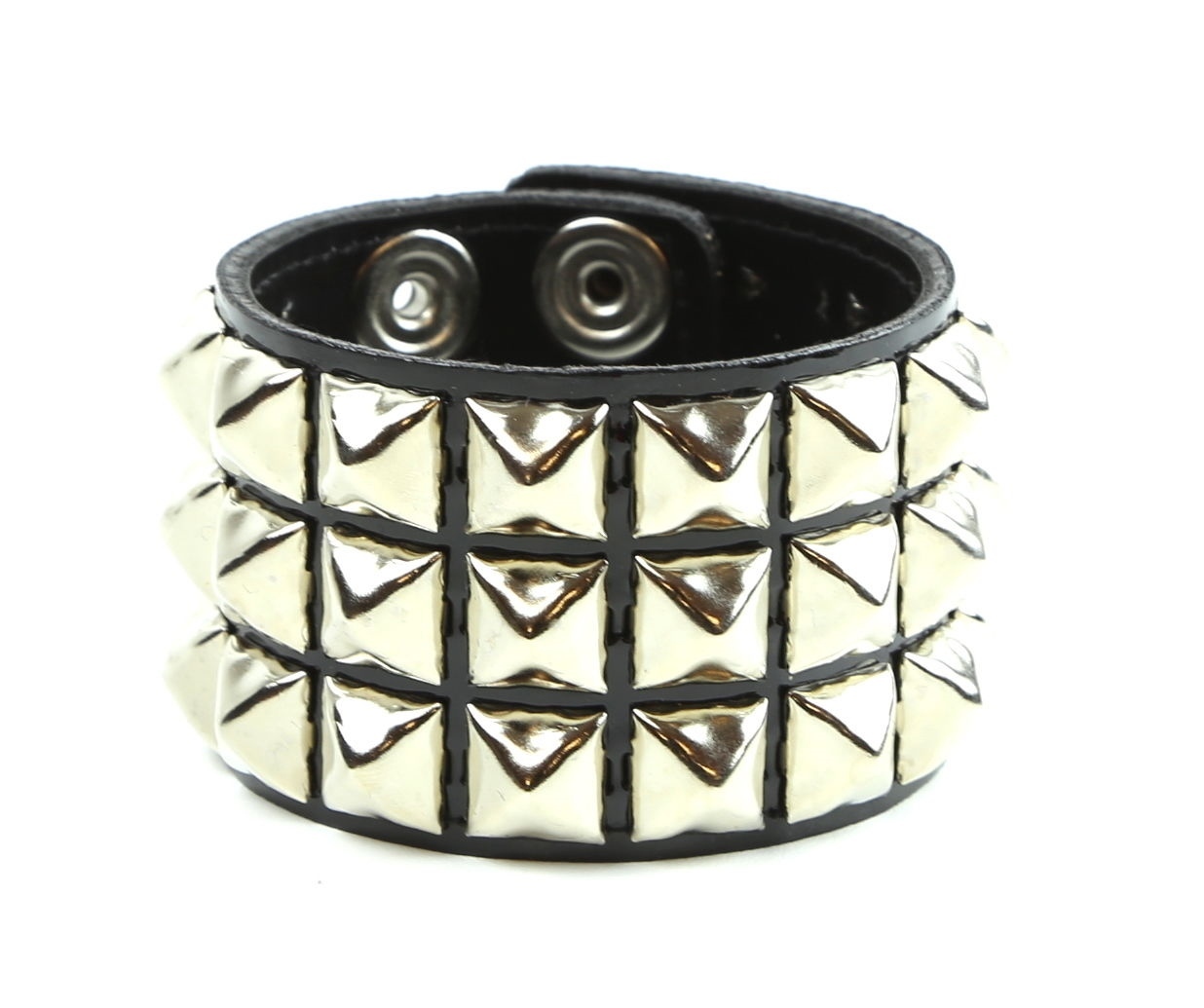 Studded Punk Bracelet Punk gothic Shiny Wristband Zombie Metal Rock Deathmetal