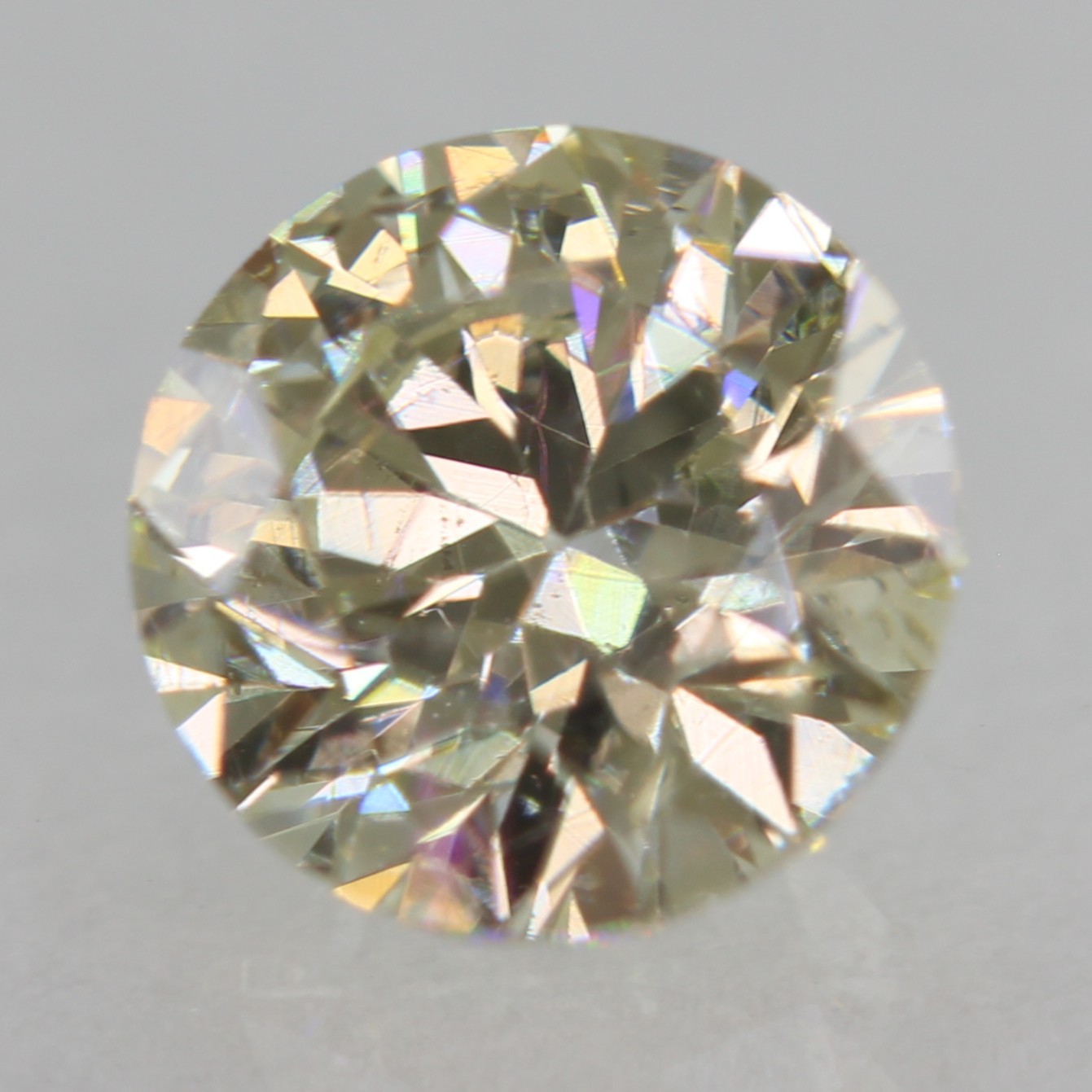 Certified 0.50 Carat J VS2 Round Brilliant Natural Enhanced Loose Diamond 5.09mm