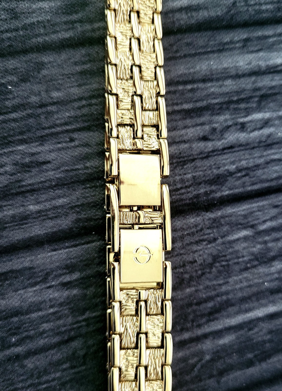 Rare Elgin Gold Nugget Men’s Fashion Bracelet With All Links