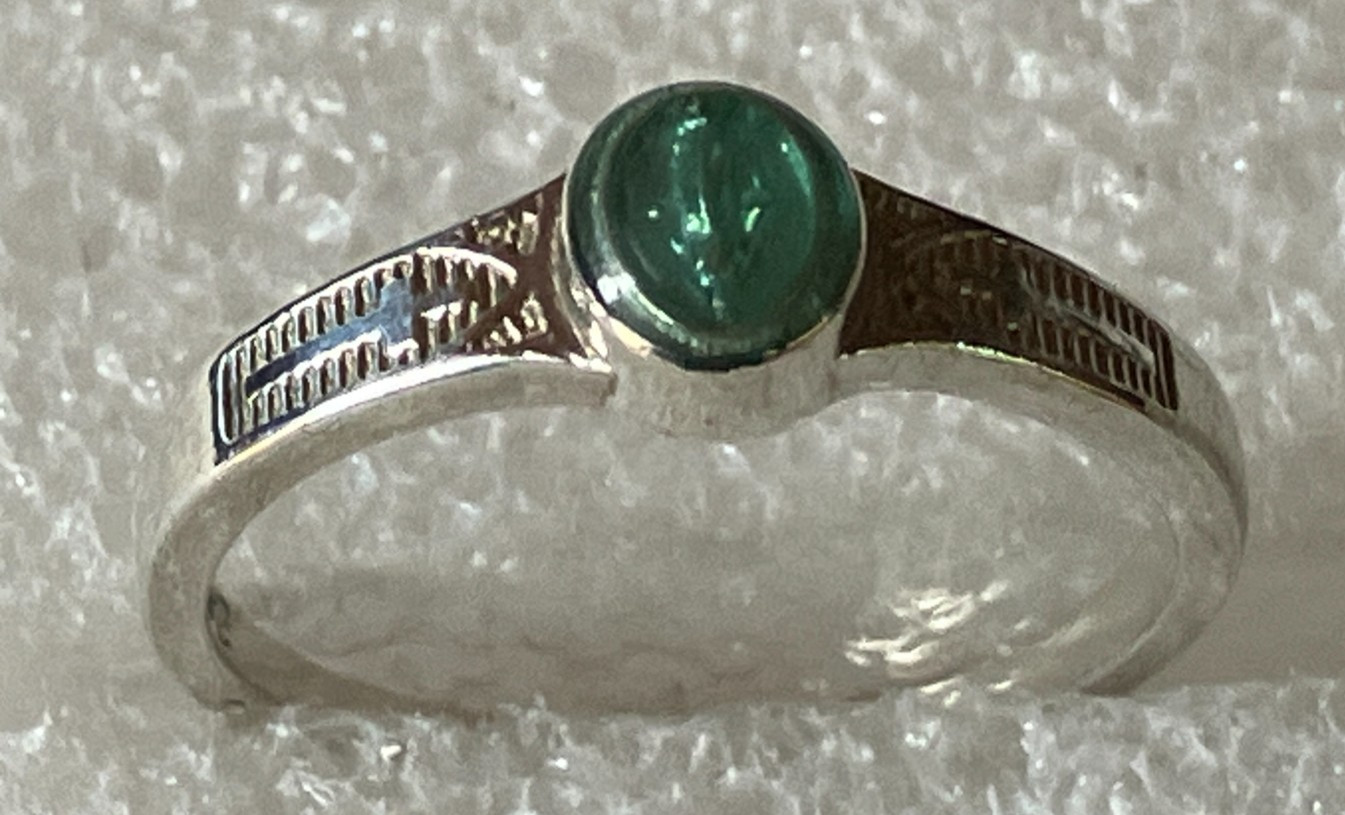 Bliss Sterling Silver Our Lady of Guadalupe and Cross Ring Size 8