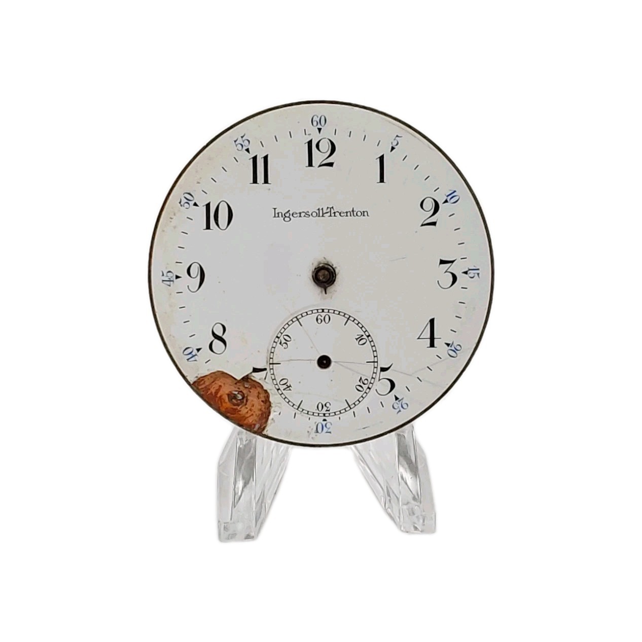 Ingersoll Trenton 41.7mm Movement Sunk Dial Pocket Watch Parts (705)