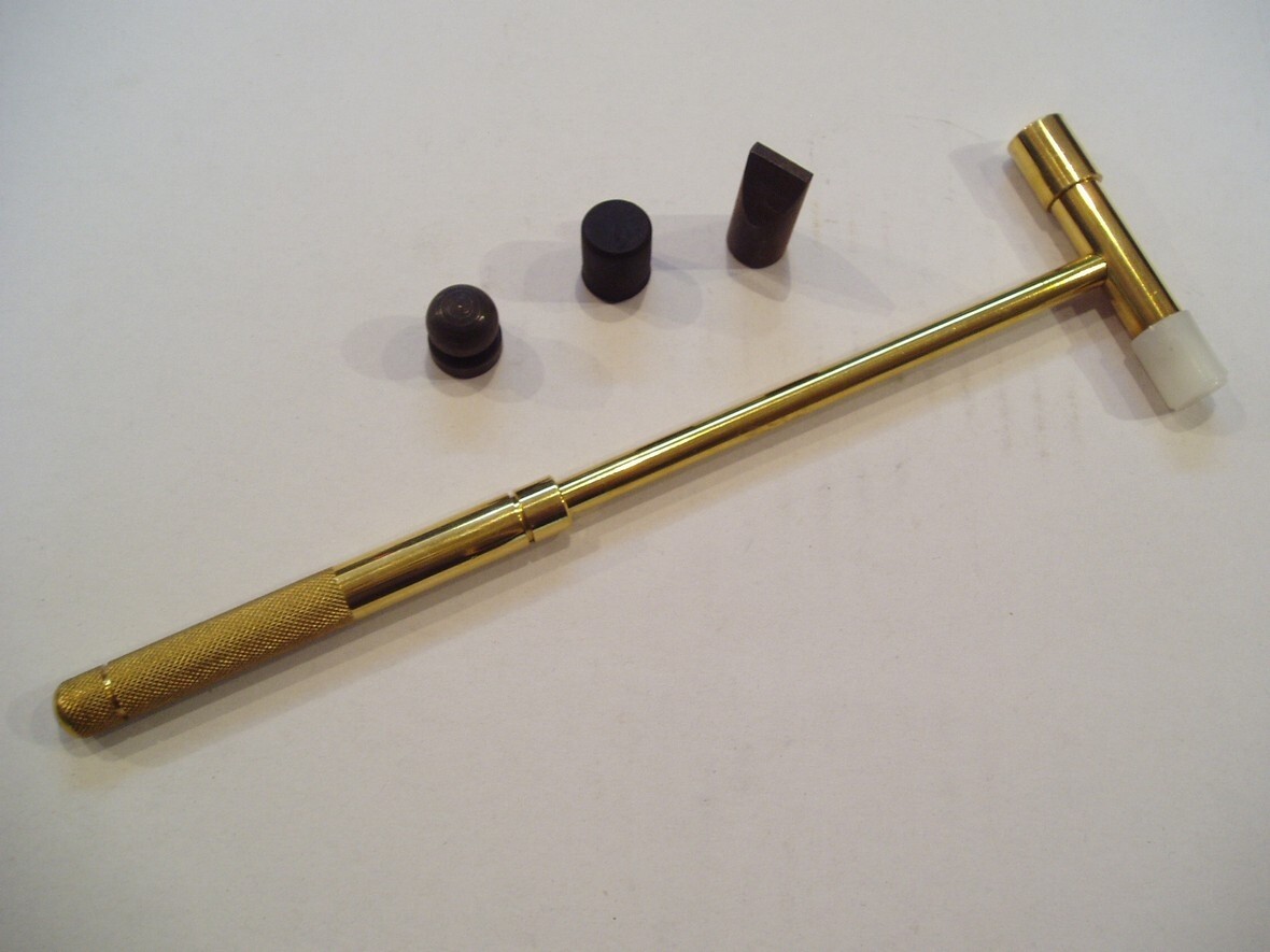 Brass hammer head brass plastic +3 accessories steel goldsmith hobby hammer