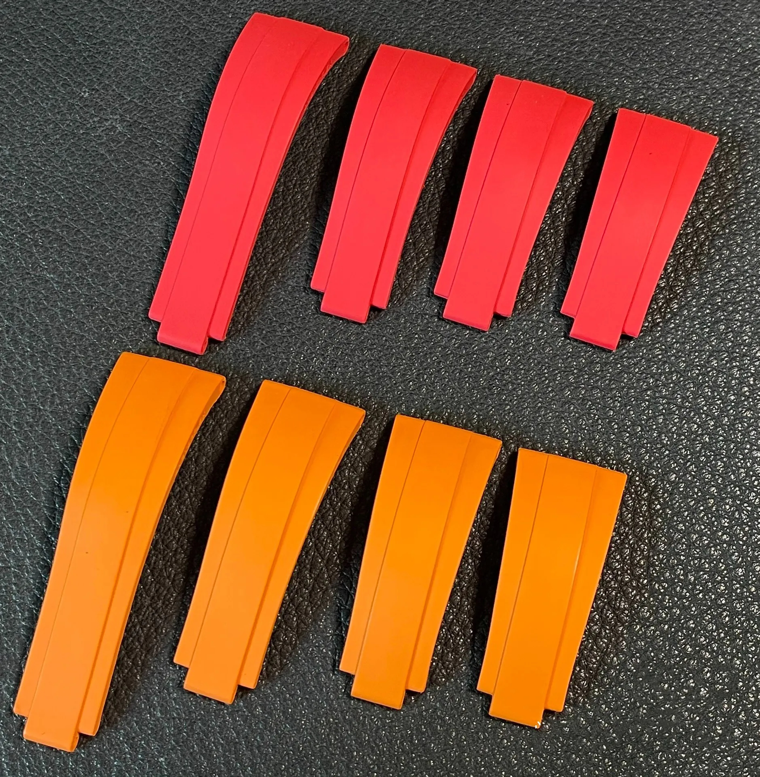 20mm FKM Fluoro Rubber Watch Band Strap Straight Fits Rolex Series Watches