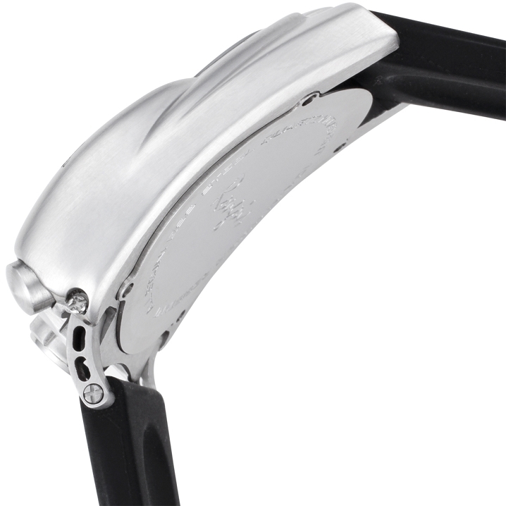 Rougois Silver Tone & Black Rocket Watch