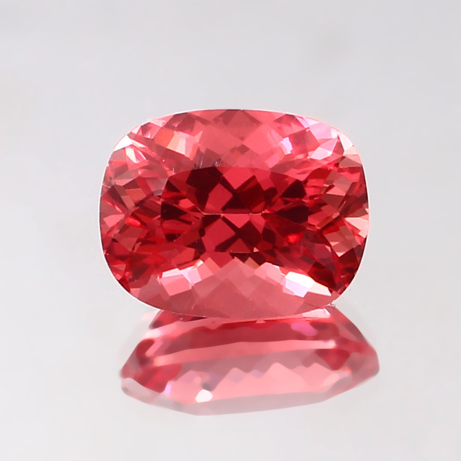 4.90 CT – AAA Natural Ceylon Padparadscha Sapphire Loose Cushion Gemstone Cut