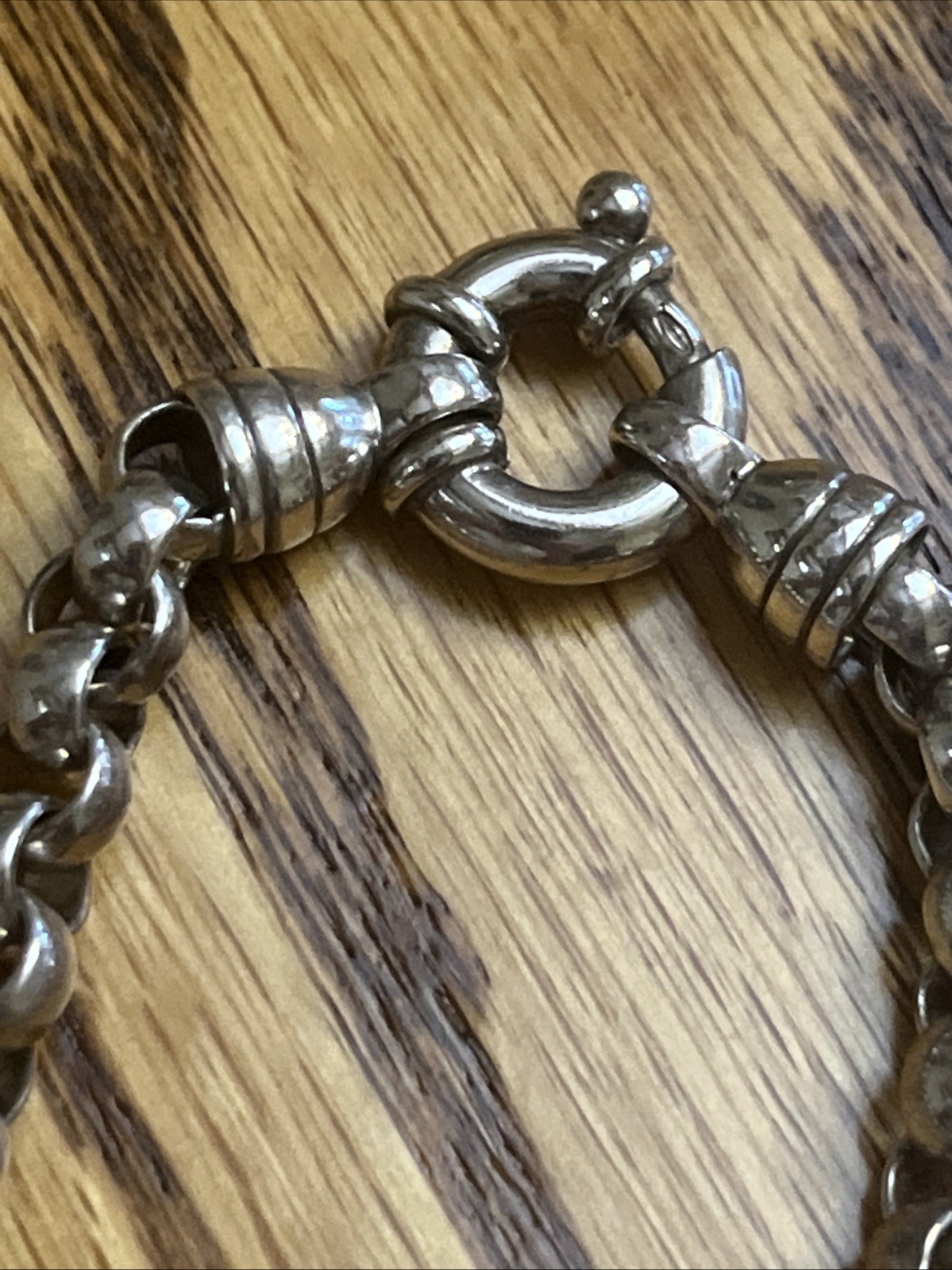 Sterling Heavy Gucci Style Link 17 1/2 Inches Chain