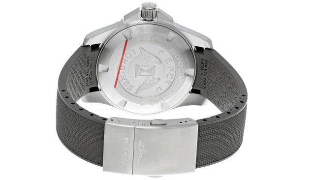 Longines HydroConquest Auto 43mm Gray Dial Rubber Men’s Watch L3.782.4.76.9