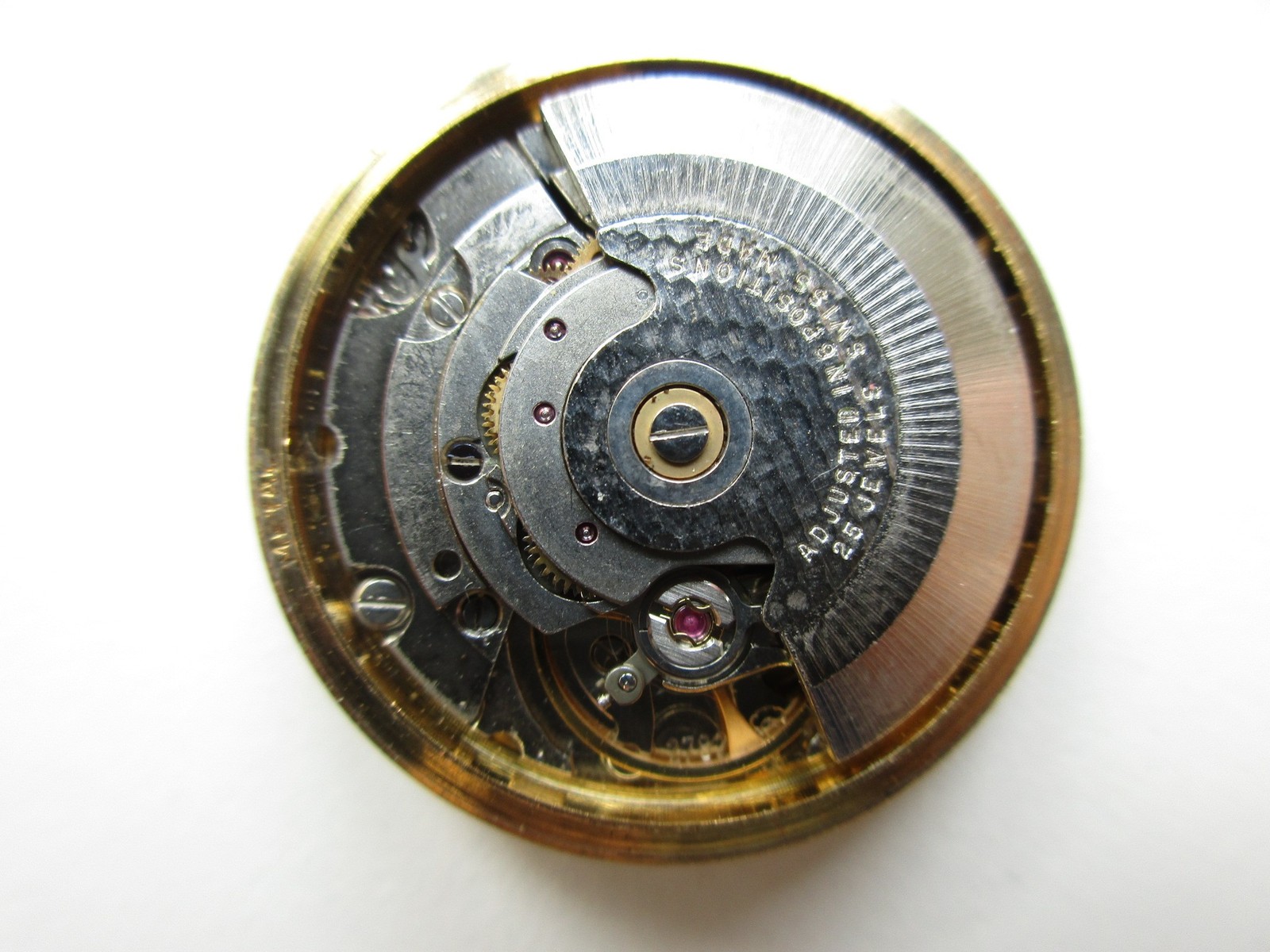 ETA cal. 2782 Swiss automatic watch movement dial & hands – date at 6 – running