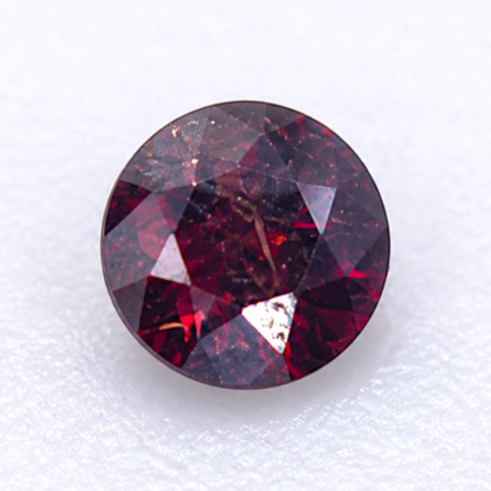 0.09 ct RED PAINITE – MYANMAR – Natural Rare Untreated Faceted EXTREME RARITY