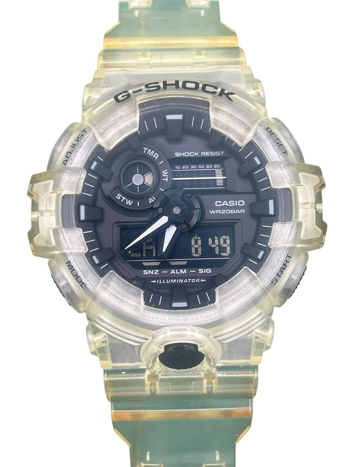 Casio G-Shock Semi-Transparent Skeleton Special Edition Watch GA-700SKE