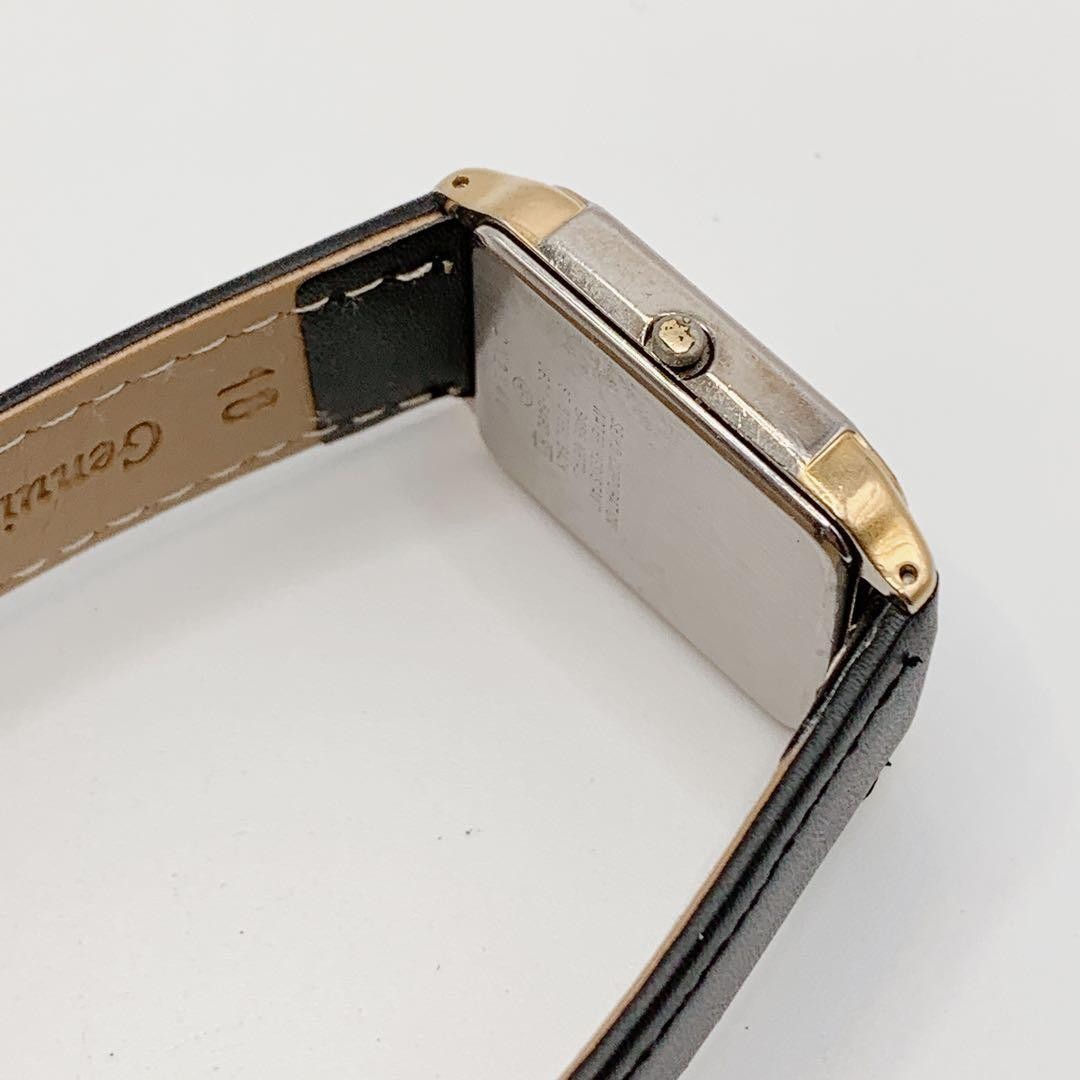 [New Battery] SEIKO Session Men’s Quartz Watch, Square Shape