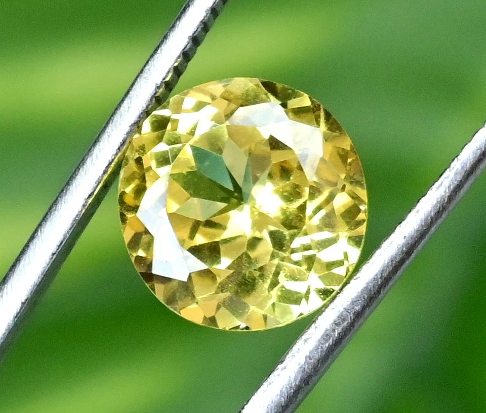Gorgeous 6.00 Ct Natural Yellow Ceylon Sapphire Round Shape EGL Loose Gems 6JHK