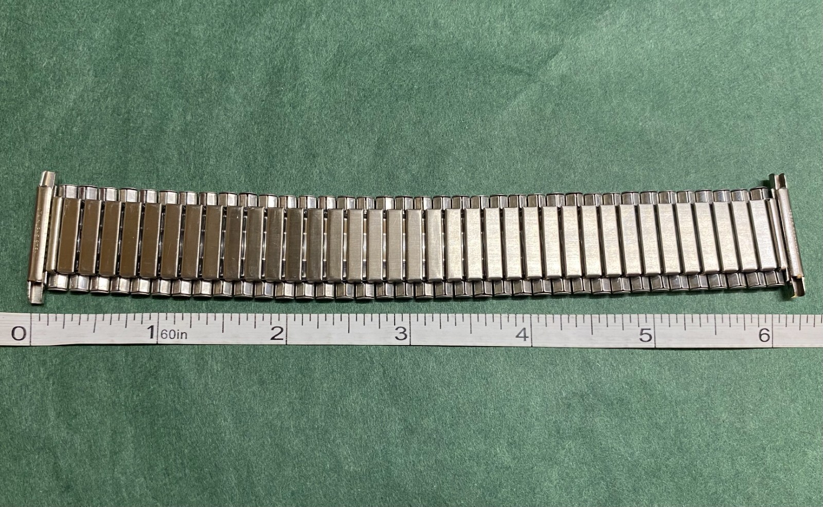 Two-tone Stainless Steel Flexible Expansion Watch Band 21mm -26mm Unbranded