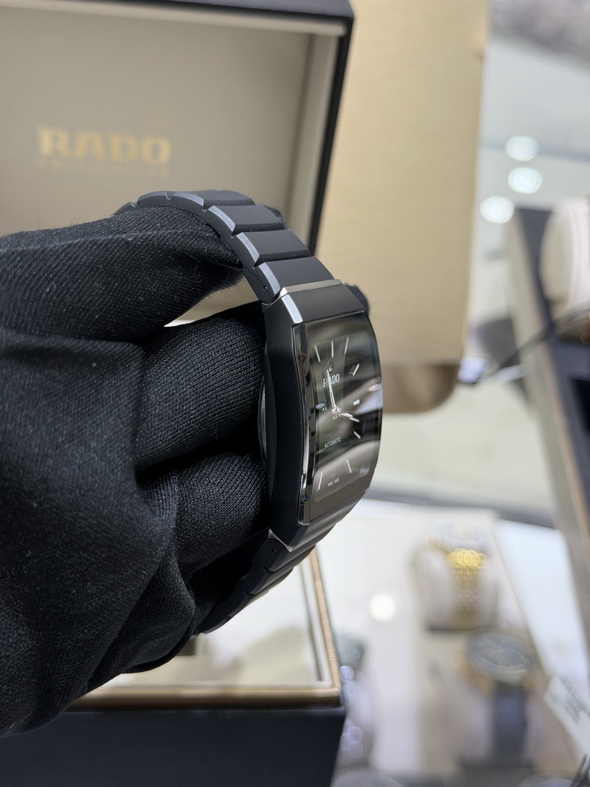Rado Anatom Automatic ST Steel Graded Green-Black Dial Unisex Watch R10202319