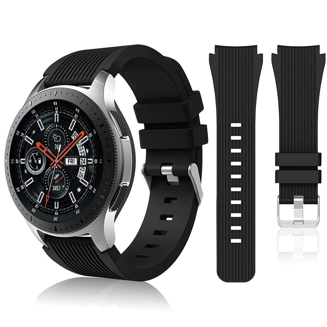 Galaxy Watch Bands 46mm/45mm Soft Silicone Sports Strap for Men & Women