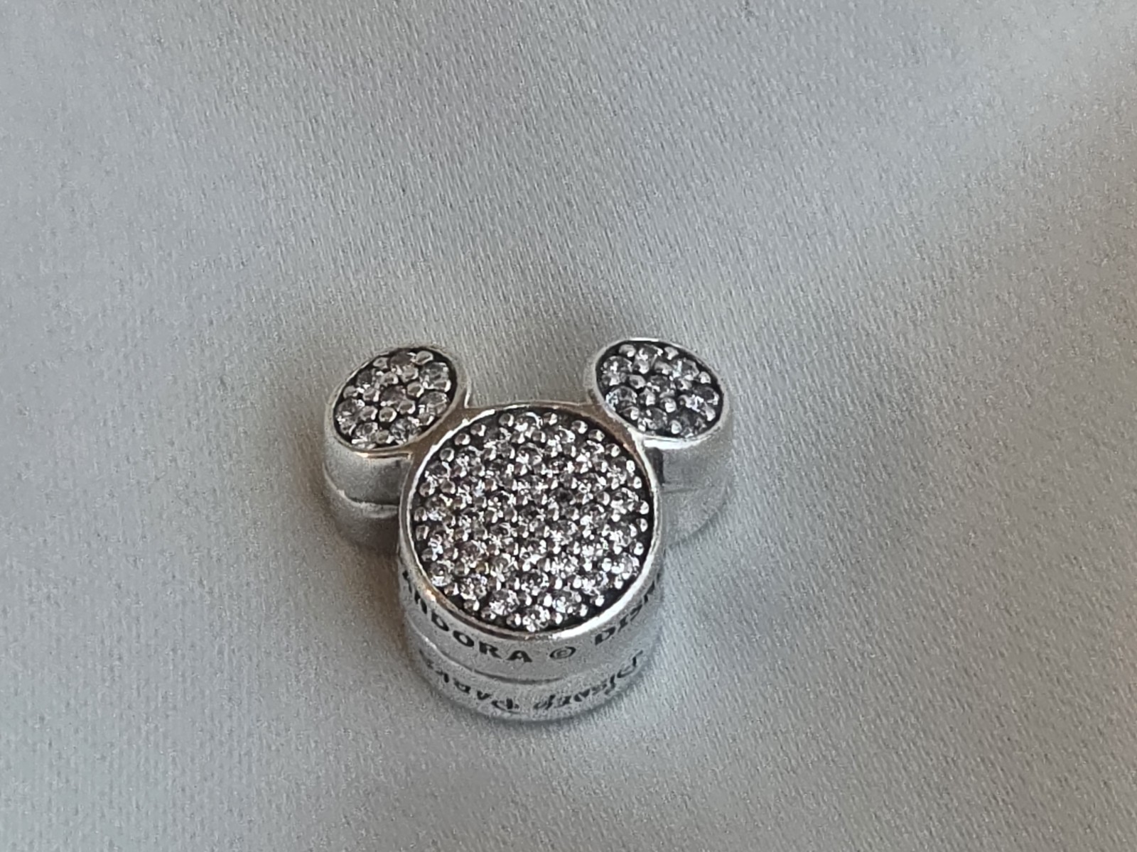 Pandora Disney Parks Mickey Icon Pavé Clip Charm