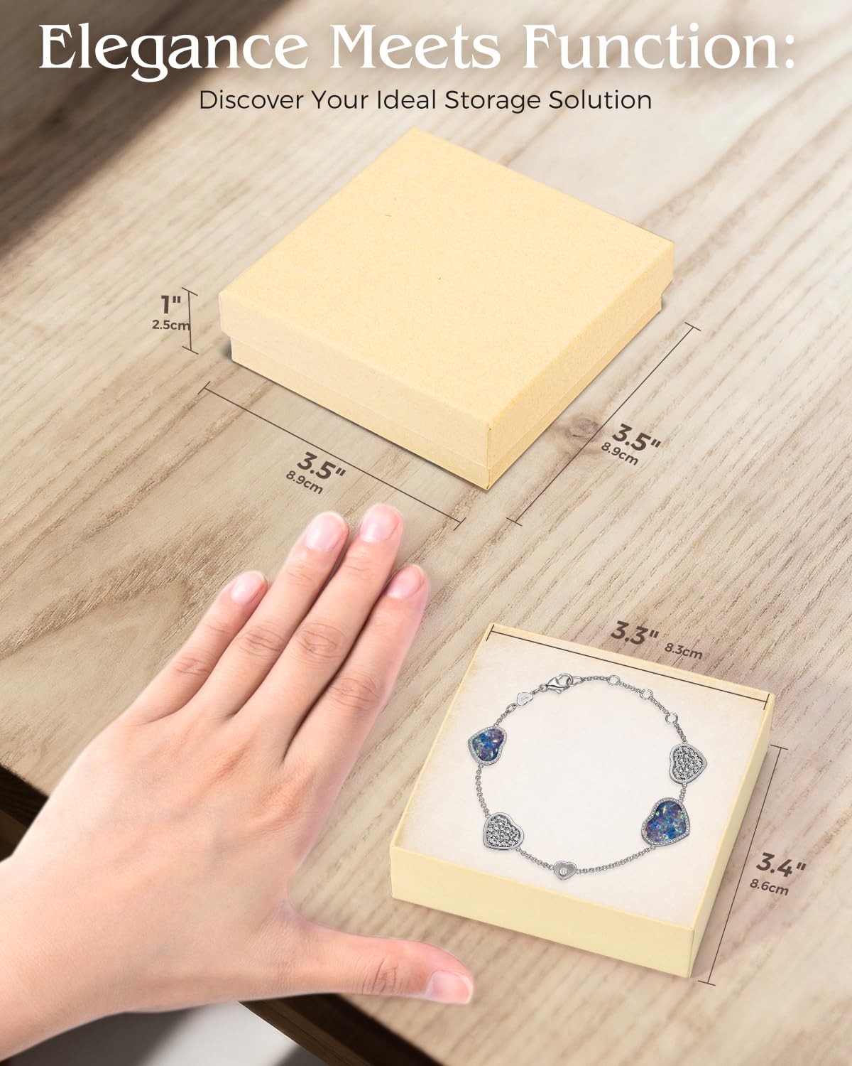 Jewelry Gift Boxes Small 3.5×3.5×1 Inch 20 Pack Cotton Filled Matte Brown