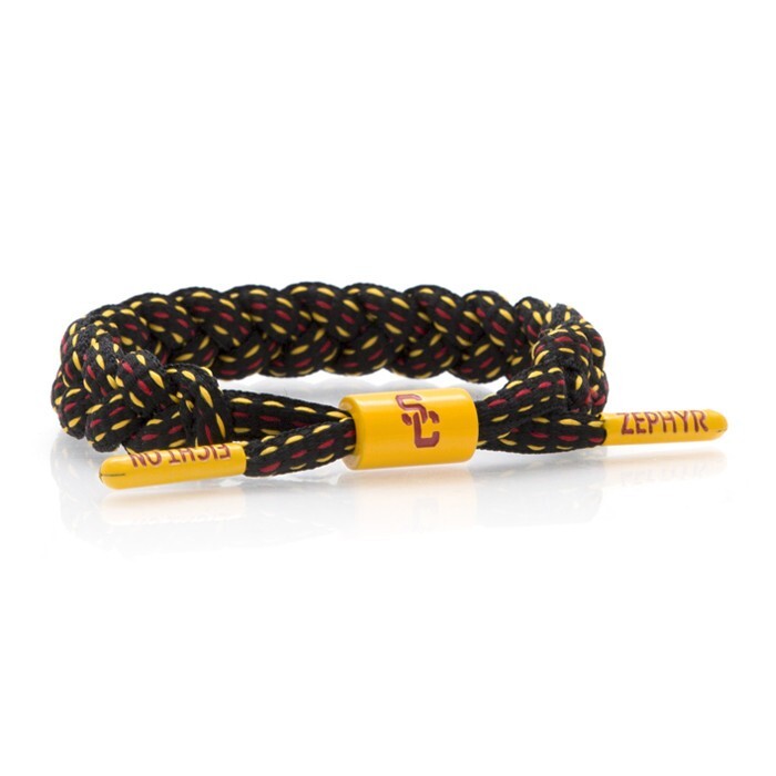 Brand New RASTACLAT Zephyr USC Trojans Pride Shoelace Bracelet