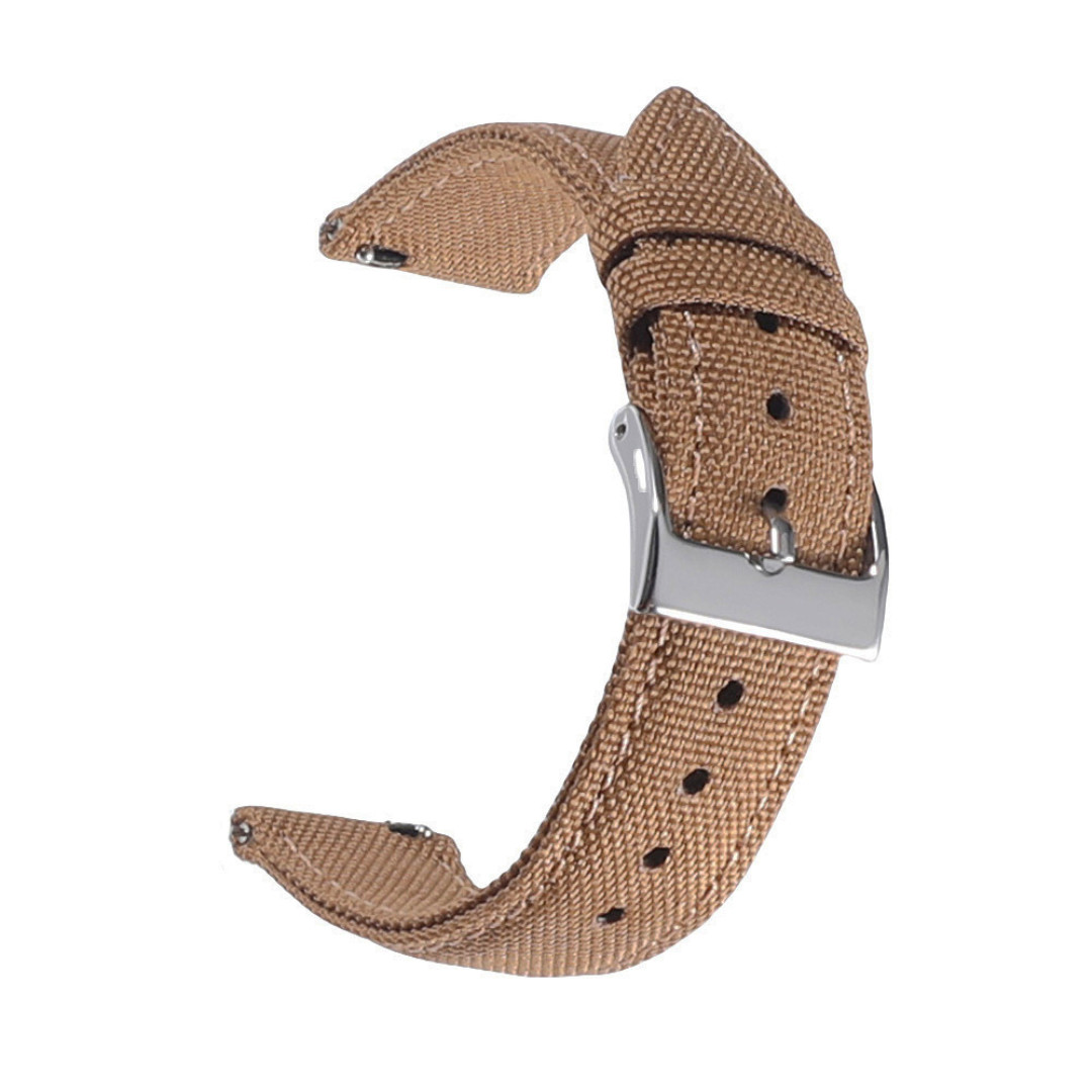 18mm 19mm 20mm 21mm 22mm 24mm Waterproof Sailcloth Watch Strap Two-Sided Nylon