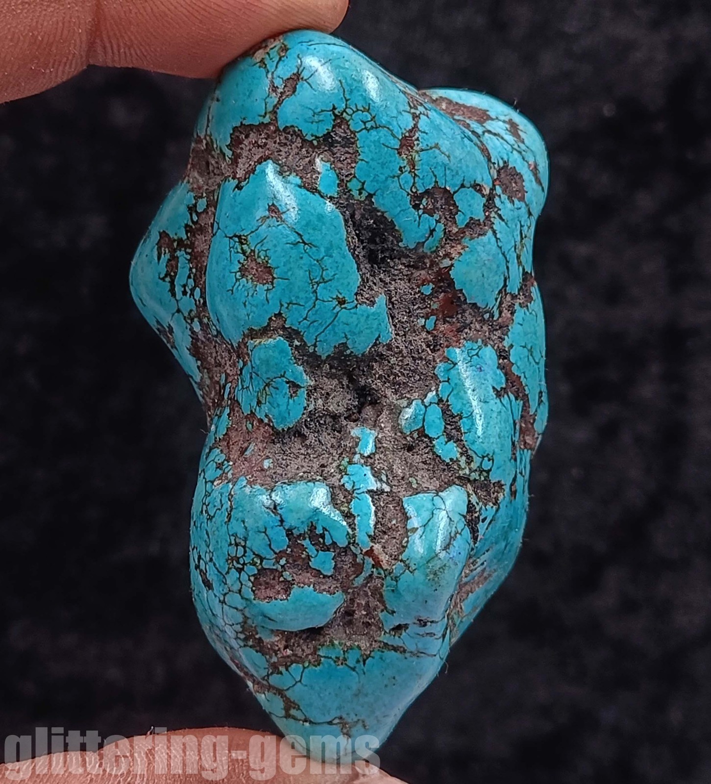 IGL Certified Natural 489.00 Ct Blue Turquoise Tumble Rough Loose Gemstone 5DND