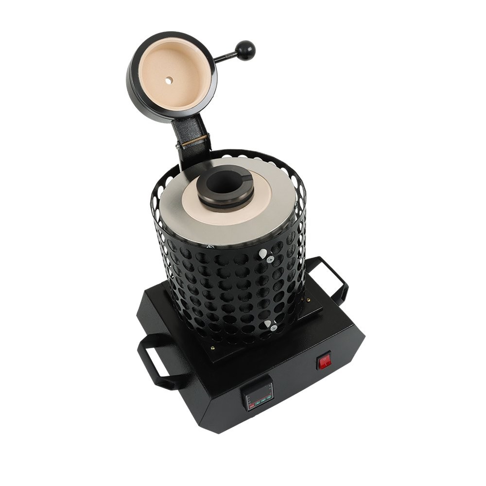 3KG Refining Casting Furnace Electric Metal Melting Furnace Forge Kit+Mesh