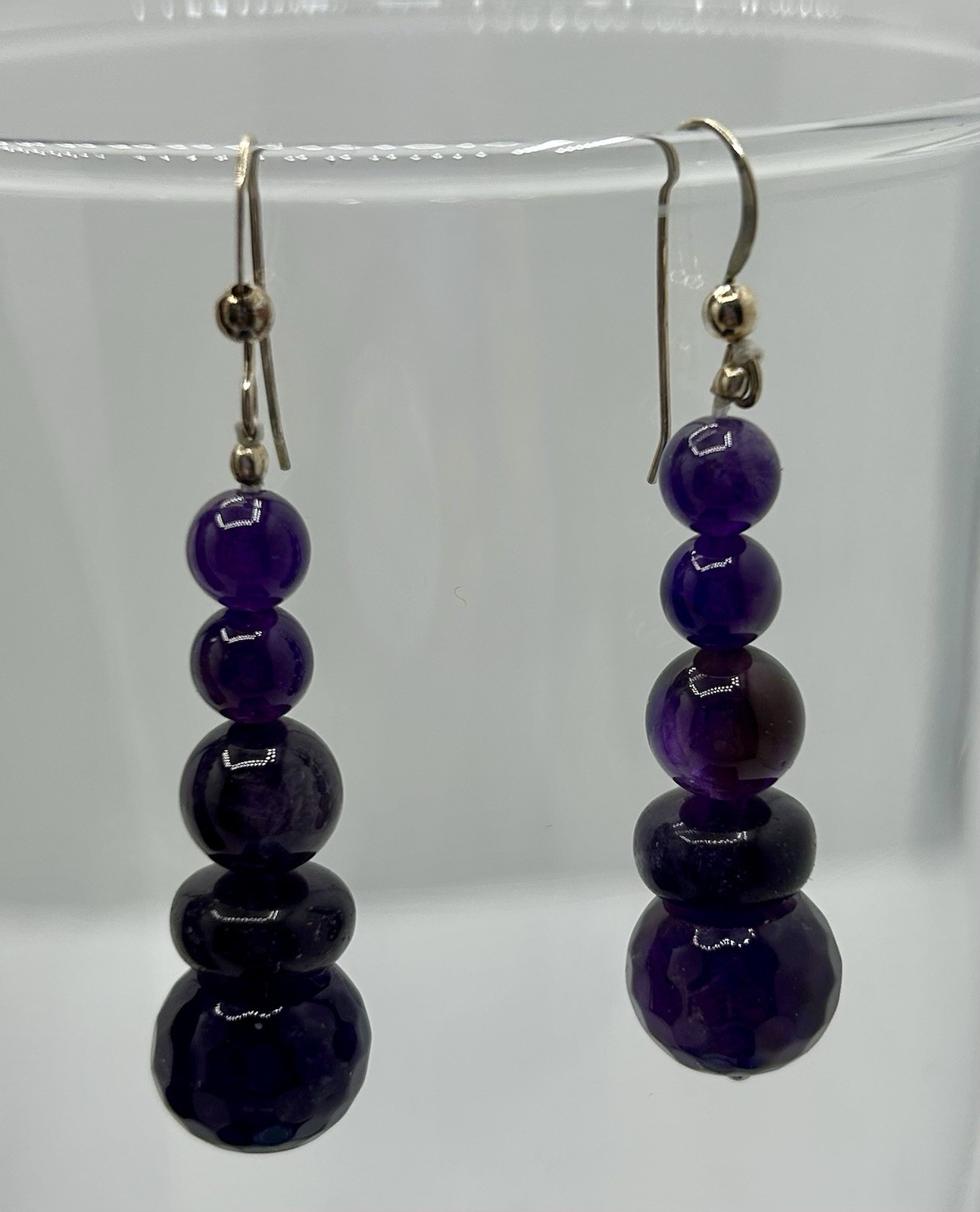 Mine Finds by Jay King Jewelry Set Sterling And Amethyst Necklace Is 42” Long