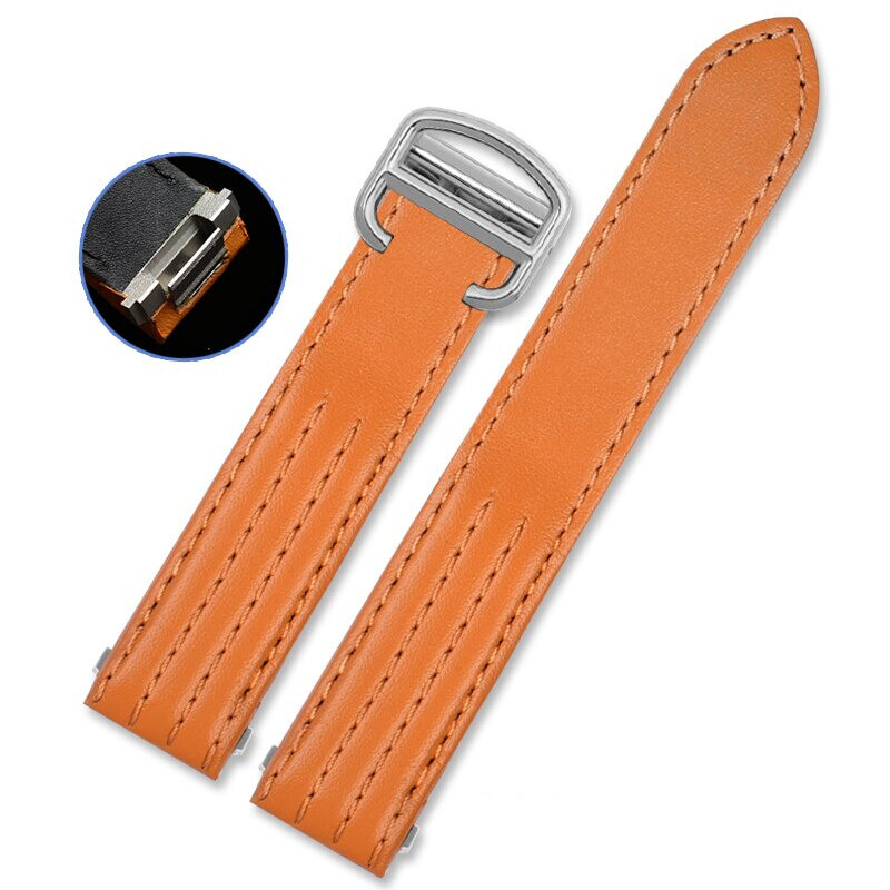 Khaki Strap Band for Car.tier Roadster Quick-Release In Alligator/Crocodile Prin
