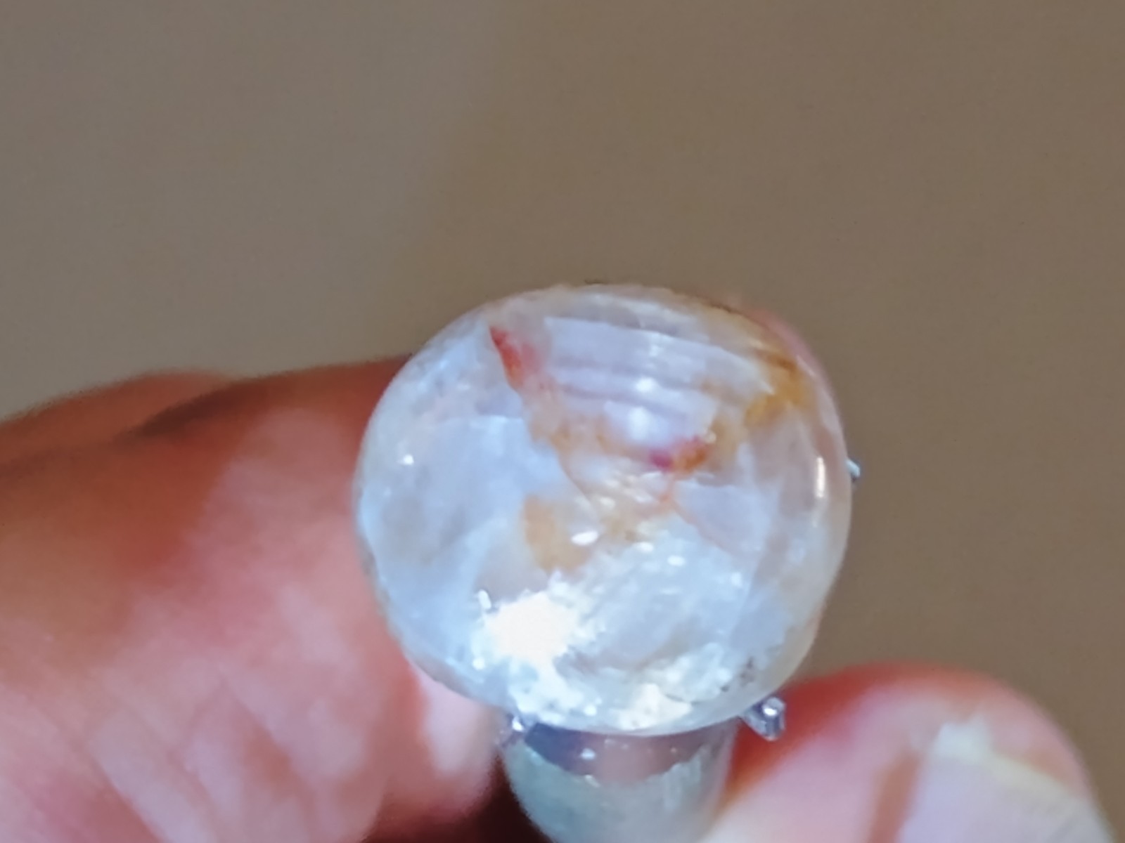 UNTREATED NATURAL PARTIAL STAR SAPPHIRE 13.45 Ct, Size 12.5 X 10.5 X 8.7 MM