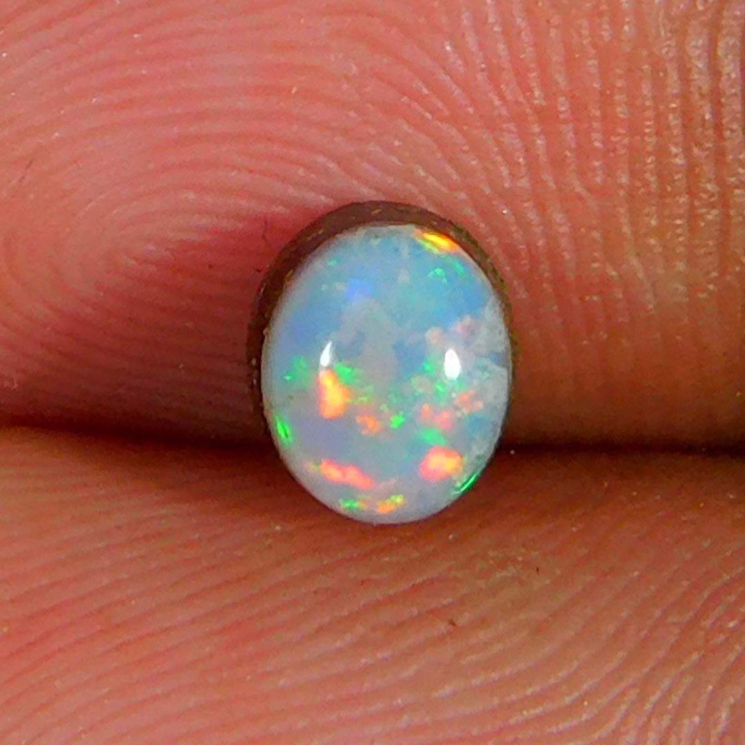 1.05Cts. Natural Stunning Power Boulder Opal Oval Cabochon Loose Gemstone