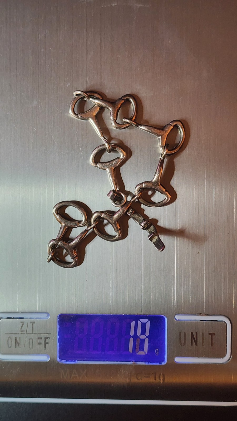 Rare Vintage GUCCI Sterling Silver Horsebit Snaffle Bit Bracelet