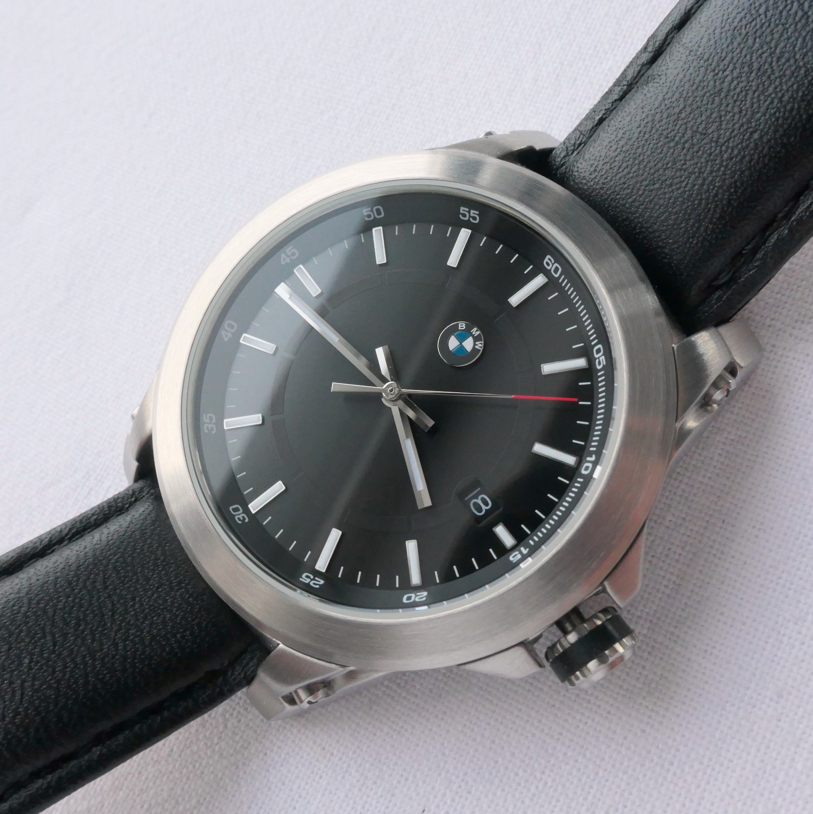 BMW Classic Pilot Racing Driver Sport Car Accessory Swiss Movement Luxury Watch