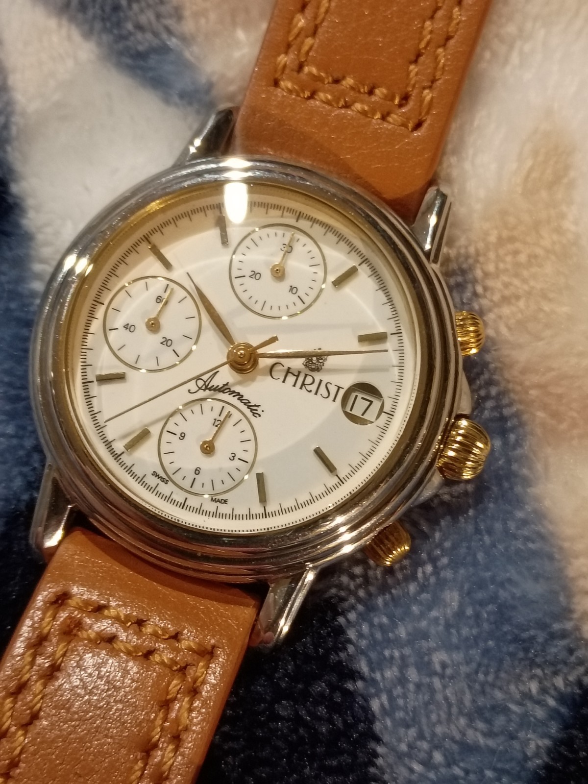 Christ Emotion Valjoux 7750 Chronograph Ref. 3168 Stunning!!!