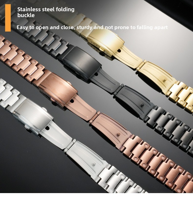 For Casio 5611 Gm2100 Solid Stainless Steel Watch Band Strap Mens Metal Bracelet