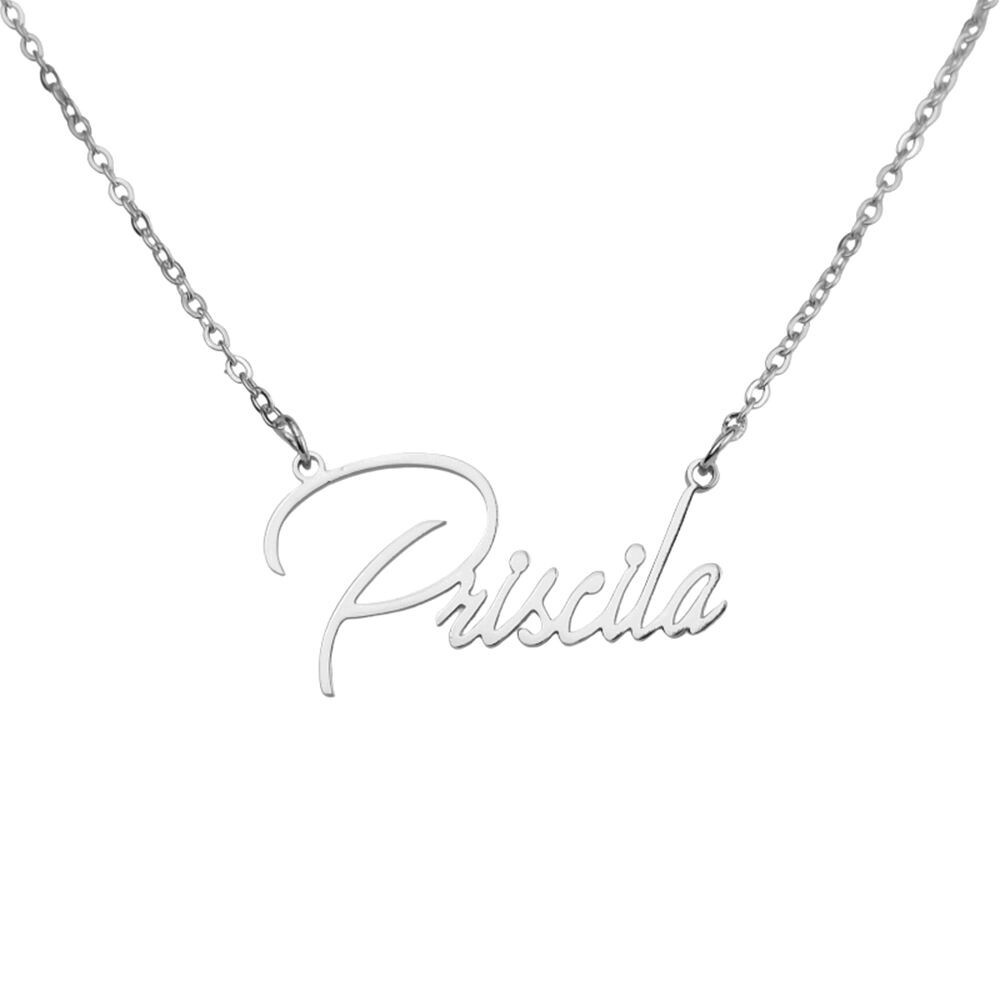 Customized Name Necklace Pendant Personalized Stainless Steel Necklace Gift
