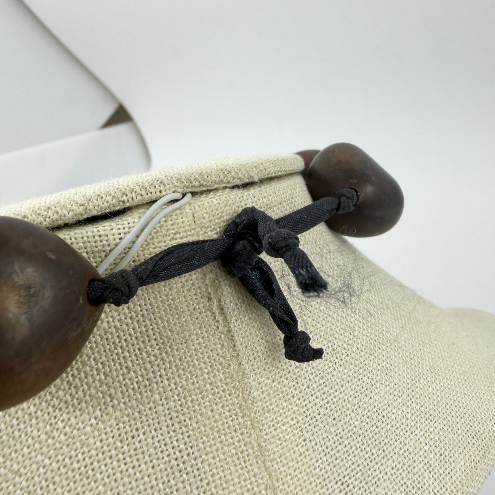 Chunky Brown Nut Bead Necklace Wood Sea Turtle Pendant Boho Tribal Statement