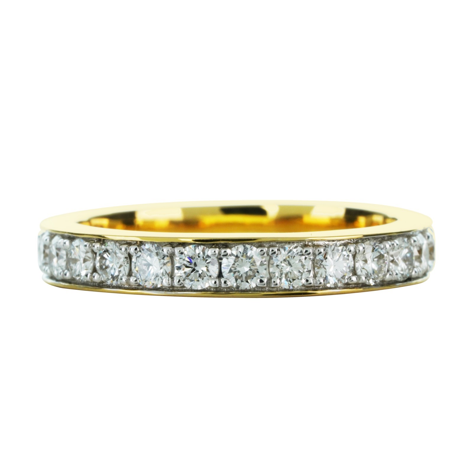 0.82ct Round Cut Lab Grown Diamond Wedding Engagement Ring 14k Yellow Gold