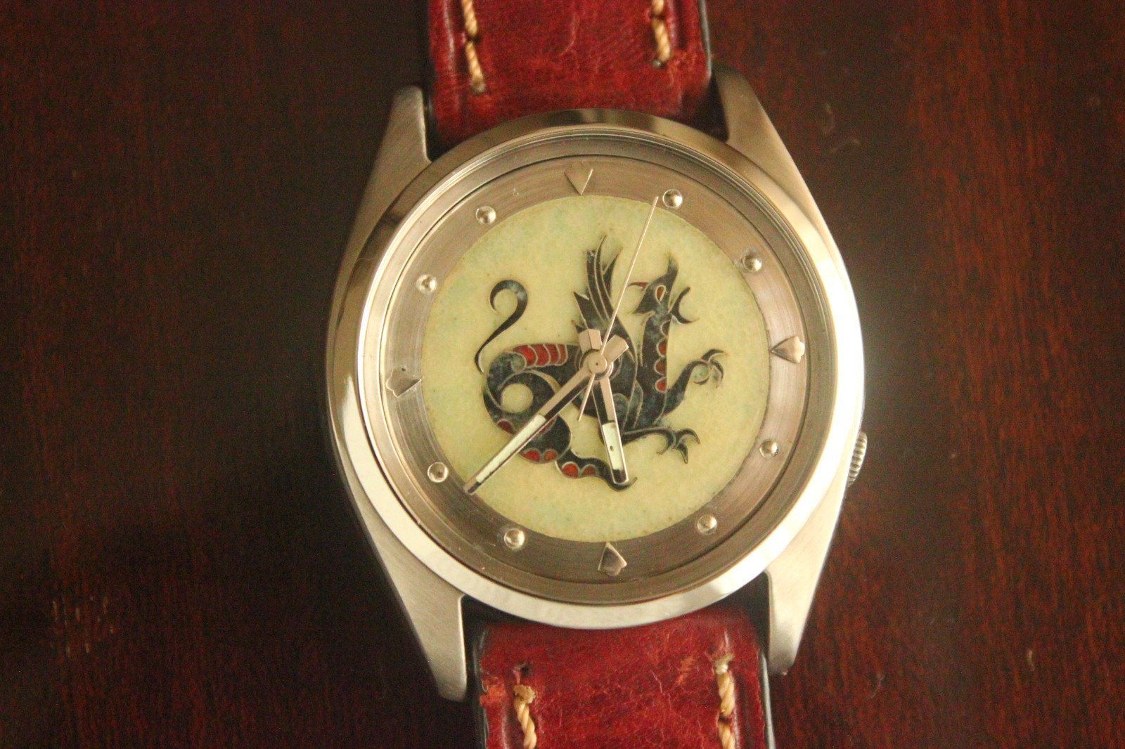 Seiko Custom Enamel Cloisonne watch