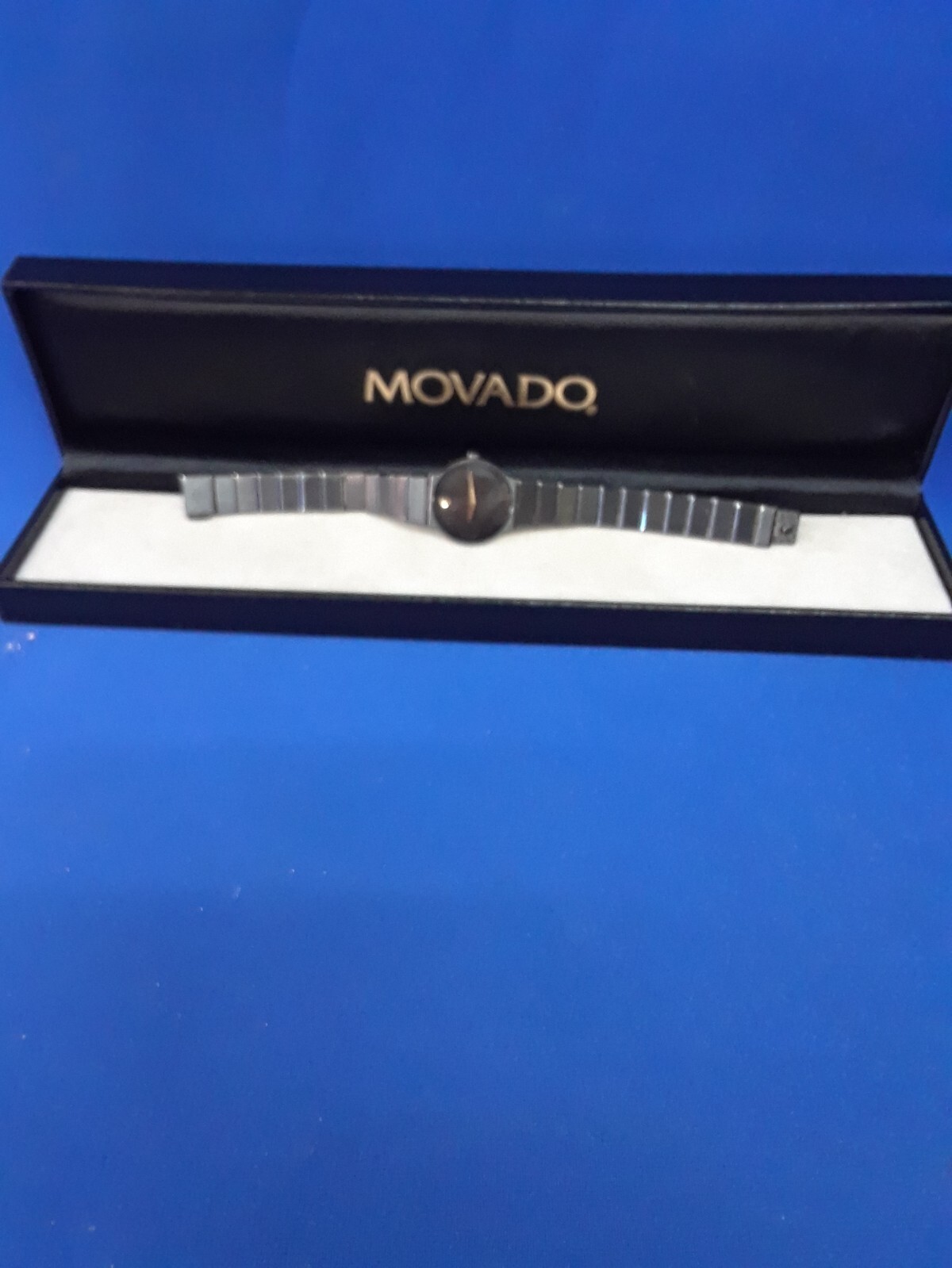 Vintage Movado Women Watch Ultra Thin 84-40-881-A Quartz 7″ inch Working Perfect