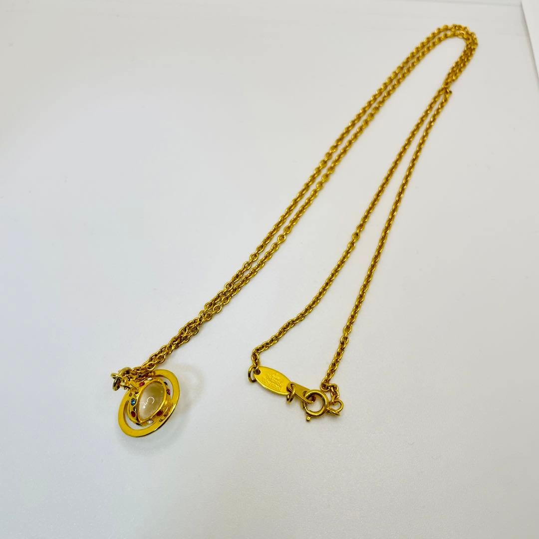Vivienne Westwood Women Necklace 90′ Red Box Early Petit Orb Limited Edition VHT