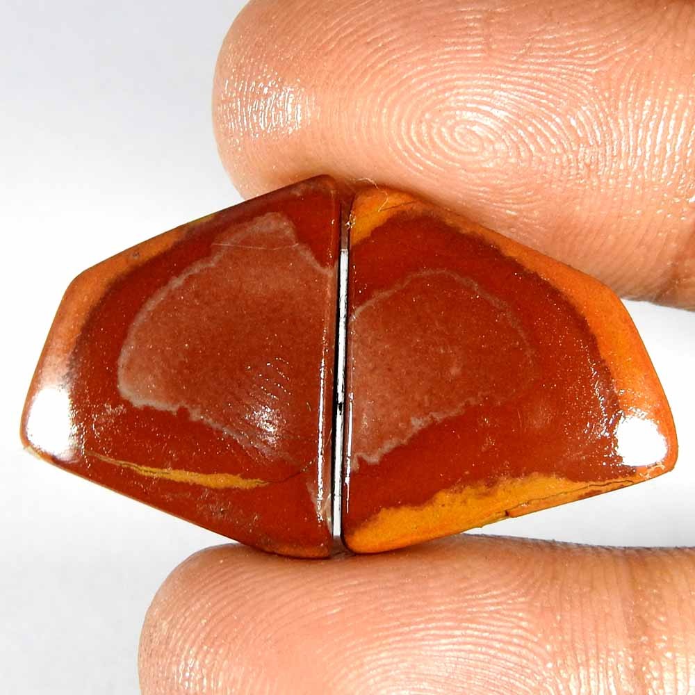 18.40Cts100%Natural Noreena Jasper Fancy Pair Cabochon Loose Gemstone