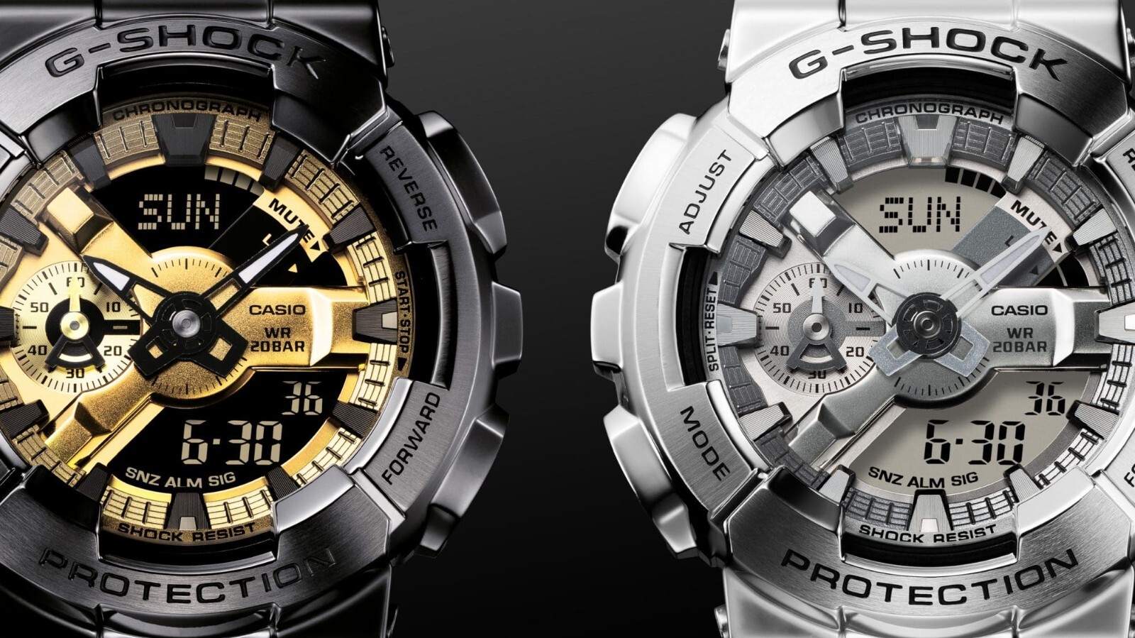 CASIO G-SHOCK Men’s Watch GM-110BD-1A9JF ANALOG DIGITALL Metal Model JAPAN